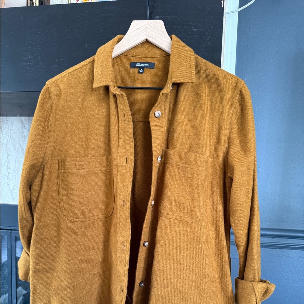 Madewell corduroy button up shacket